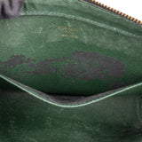 Louis Vuitton Green Taiga Leather Baikal Clutch Bag