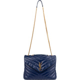 Saint Laurent Quilted Leather Medium Loulou Shoulder Bag