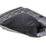 Gucci Black Monogram GG Canvas Belt Crossbody Bag