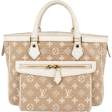 Louis Vuitton Monogram Denim Sabbia Cabas MM Handbag