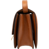 Celine Leather Seesaw Lock Small Classic Box Crossbody Bag