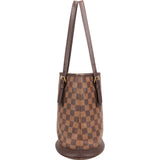 Louis Vuitton Monogram Damier Ebene Bucket PM Shoulder Bag - vintageandkickz
