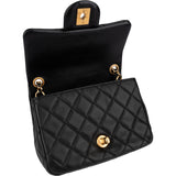 Chanel Quilted Lambskin Small Rectangular Single Flap Crossbody Bag