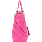 Christian Dior Quilted Lambskin Lady Dior Handbag - vintageandkickz