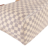 Louis Vuitton Monogram Damier Azur Neverfull MM Shoulder Bag