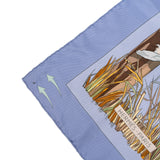 Hermès Grand Vent Silk Carre 90 Scarf Tuch