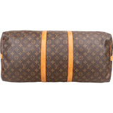Louis Vuitton Monogram Canvas Keepall 55 Bandoulière Travel Bag