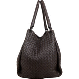 Bottega Veneta Intrecciato Leather Campana Shoulder Bag