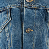 Gucci Blue Blind For Love Embroidered Dog Patch Denim Jacket (IT50)