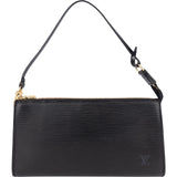 Louis Vuitton Noir Epi Leather Pochette Accessoires Handbag