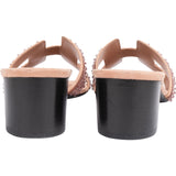 Hermès Pink Leather & Suede Beaded Oasis Sandals (40)