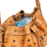 MCM Monogram Visetos Dessau Drawstring Crossbody Bag