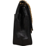 Chanel Quilted Lambskin 24K Gold Double Flap Shoulder Bag