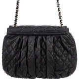 Chanel Quilted Lambskin Bubble Quilt Jumbo Single Flap Crossbody Bag