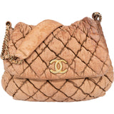 Chanel Quilted Lambskin Bubble Maxi Single Flap Shoulder Bag