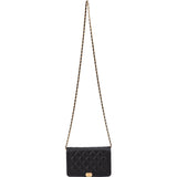Chanel Quilted Lambskin Small Boy Wallet On Chain Crossbody Bag