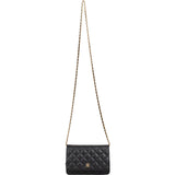 Chanel Quilted Caviar Leather Wallet On Chain Crossbody Bag