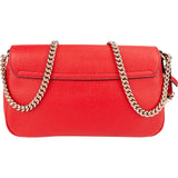 Gucci Red Pebbled Leather GG Soho Crossbody Bag