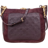 Louis Vuitton Leather Monogram Empreinte Suede Audacieuse PM Crossbody Bag