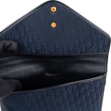 Christian Dior Oblique Jacquard Monogram Envelope Clutch