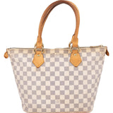 Louis Vuitton Monogram Damier Azur Canvas Saleya PM Handbag - vintageandkickz