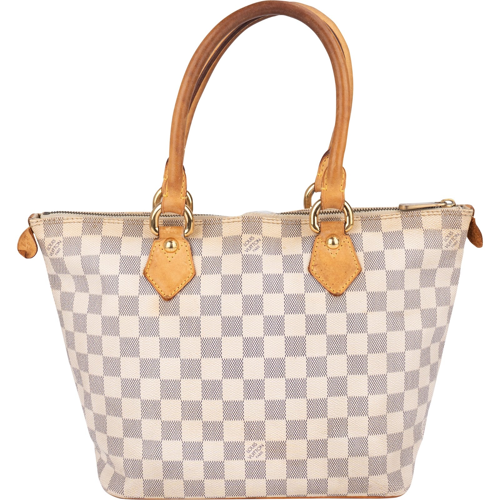 Louis Vuitton Monogram Damier Azur Canvas Saleya PM Handbag - vintageandkickz