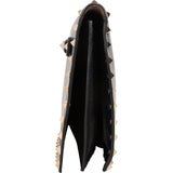 Valentino Garavani Calf Leather Rockstud Flat Clutch