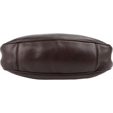 Gucci Brown Leather Bamboo Handle Hobo Handbag