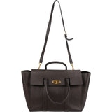 Mulberry Classic Grain Leather Zipped Bayswater Handbag