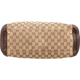 Gucci Monogram GG Canvas Running Tote Satchel Handbag