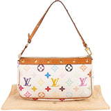 Louis Vuitton Monogram Murakami Multicolor Canvas Studded Pochette Accessoires Handbag