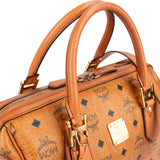 MCM Monogram Visetos Heritage Boston Handbag
