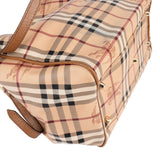 Burberry Haymarket Check Hobo Shoulder Bag