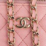 Chanel Quilted Caviar Leather Vanity Case Crossbody Bag