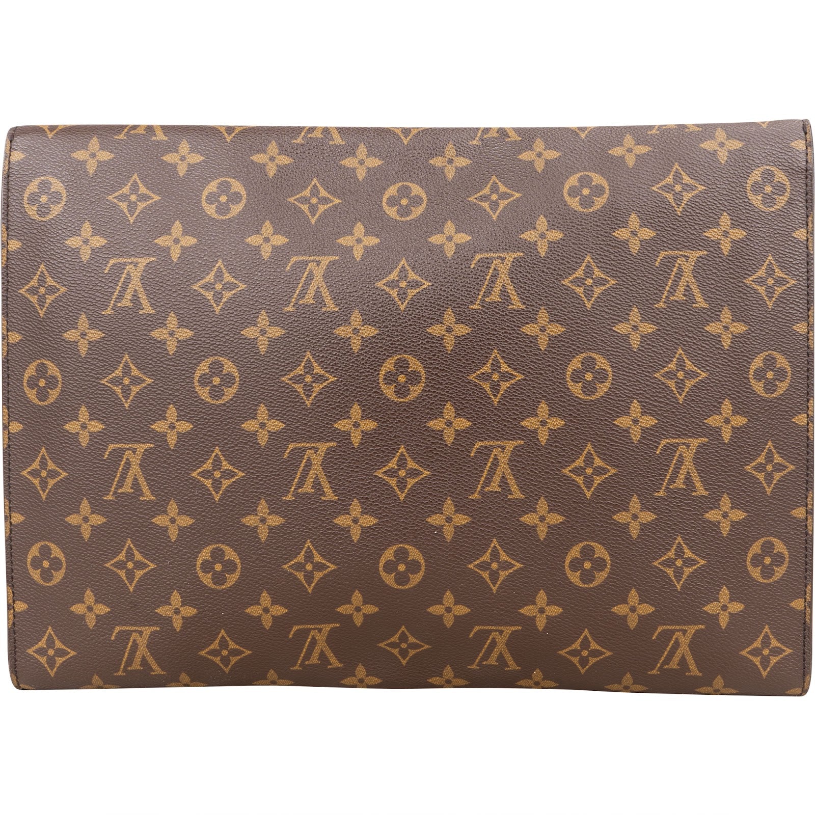 Louis Vuitton Monogram Canvas Porte Documents Laptop Clutch - vintageandkickz