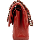 Chanel Quilted Lambskin Small Double Flap Shoulder Bag