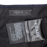 Prada Navy Wool Zip Pants Trousers (IT52)