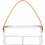 Vachetta Schulterriemen (Schmal) - Viva Cité MM - vintageandkickz