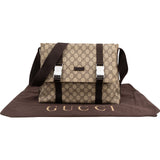 Gucci Monogram GG Supreme Canvas Messenger Crossbody Bag