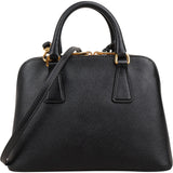 Prada Black Saffiano Leather Small Promenade Handbag