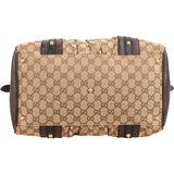Gucci Monogram GG Canvas Interlocking G Soft Boston 35 Handbag