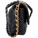 Chanel 19 Quilted Lambskin Medium Single Flap Crossbody Bag