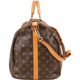 Louis Vuitton Monogram Canvas Keepall 55 Bandoulière Travel Bag