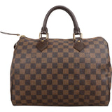 Louis Vuitton Monogram Damier Ebene Canvas Speedy 30 Handbag