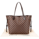 Louis Vuitton Monogram Damier Ebene Canvas Neverfull MM Shoulder Bag