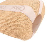 Chloé Raffia Woody Medium Basket Shoulder Bag