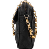 Chanel Quilted Lambskin Tassel Camera 24K Gold Crossbody Bag