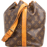 Louis Vuitton Monogram Canvas Sac Noé Petit Shoulder Bag