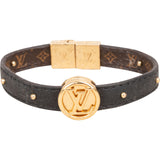 Louis Vuitton Monogram Canvas Reversible Circle Mini Bracelet