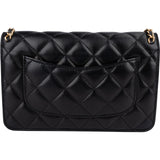Chanel Limited Quilted Lambskin Wallet On Chain Crossbody Bag - vintageandkickz